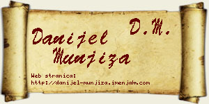 Danijel Munjiza vizit kartica